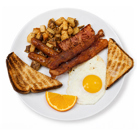 Breakfast plate from Gina's Grill and Takeout