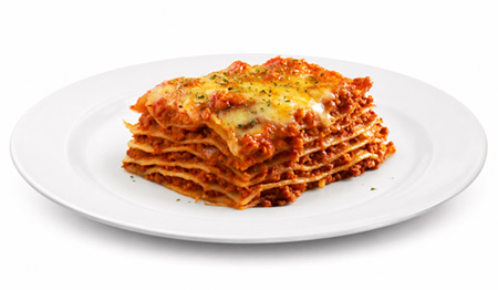 Takeout Lasagna from Gina's Grill and Takeout