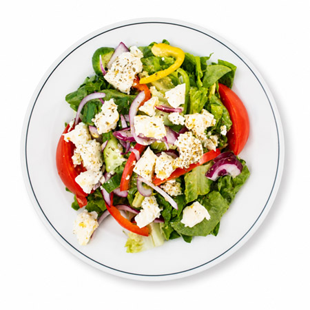 Takeout salad from Gina's Grill and Takeout